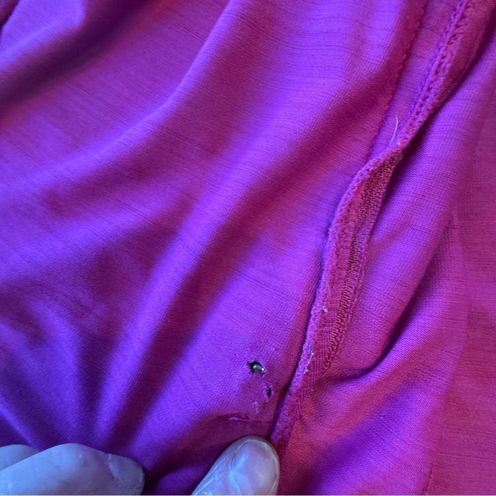 Athleta Fuchsia Zip-Up Hoodie lightweight flaw - Picture 14 of 16